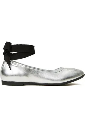 Twin-Set Leather ballerina shoes