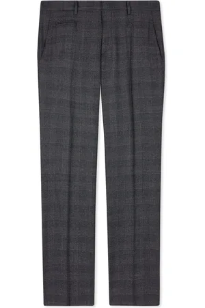 Paul Smith Slim-cut gingham-check trousers