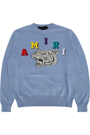 AMIRI Logo-jacquard sweater