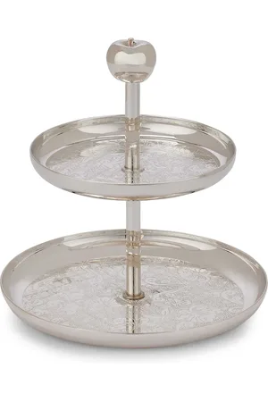 Christofle 2-tier -plated dessert stand