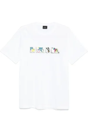 Paul Smith Badges-print T-shirt