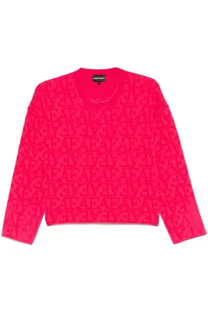 Emporio Armani Logo-flocked sweater