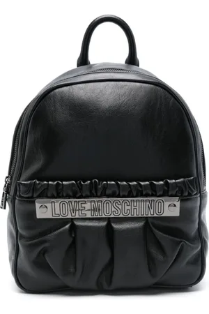 Moschino Logo-plaque backpack
