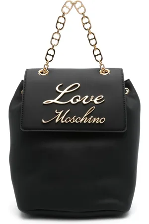 Moschino Logo-plaque backpack