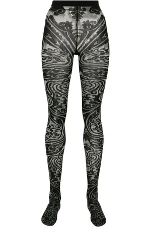 Wolford X ETRO Body Tattoo jacquard tights
