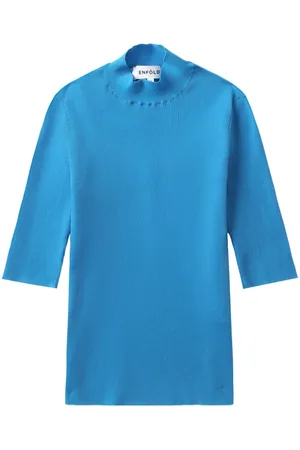 ENFÖLD Mock-neck ribbed top