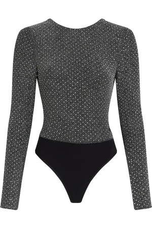 Karl Lagerfeld Crystal-embellished bodysuit