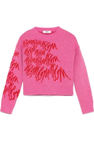 Msgm Patterned-jacquard sweater