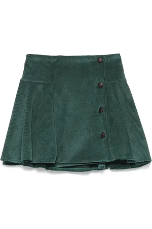 LA STUPENDERIA Pleat-detailed mini skirt