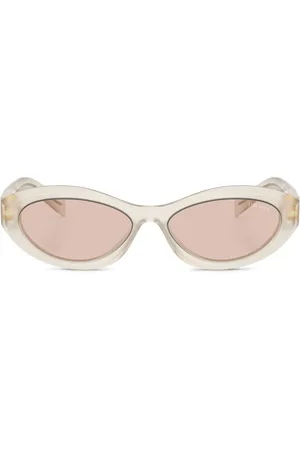 Prada Transparent oval sunglasses