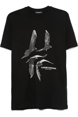 costume national contemporary Birds-print T-shirt