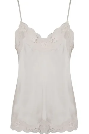 Gold Hawk Lace-detailing top