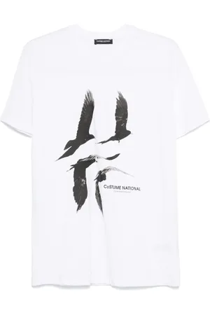 costume national contemporary Birds-print T-shirt