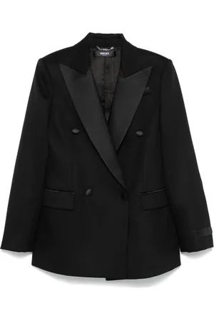 VERSACE Satin-lapels blazer