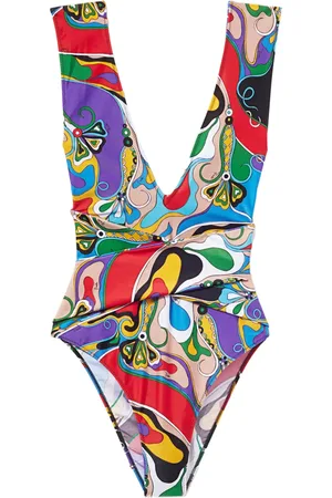 Puccini Orchidee-print swimsuit