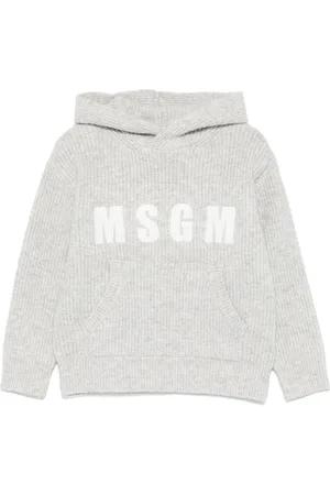 Msgm Logo-embroidered hoodie