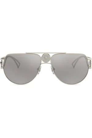 VERSACE Medusa pilot-frame sunglasses