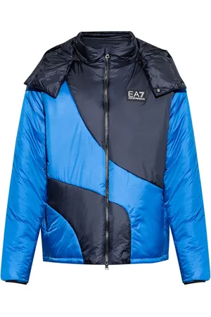 EA7 Two-tone padded jacket