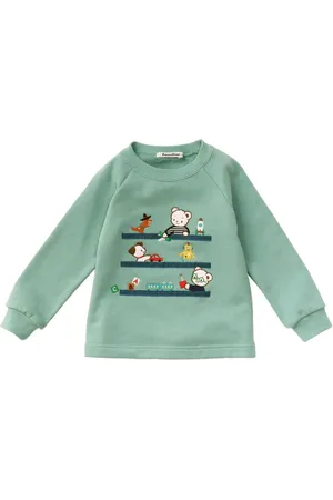 Familiar Graphic-print cotton sweatshirt