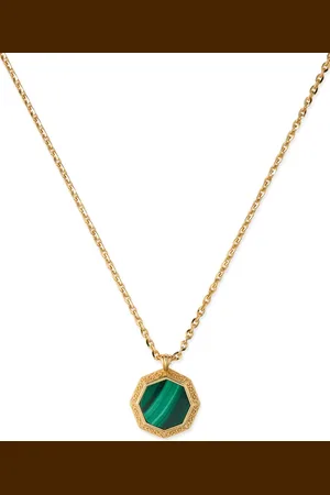 EMANUELE BICOCCHI Malachite charm necklace