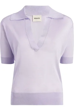 Khaite The Julita V-neck polo top