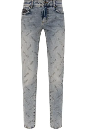 VERSACE Logo-print jeans