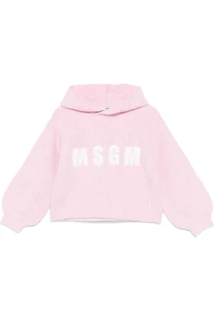 Msgm Embroidered-logo sweater