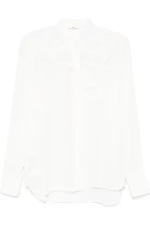 ERMANNO SCERVINO Lace-appliqu?? shirt