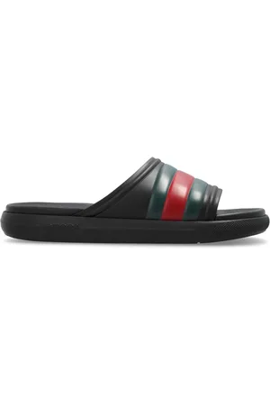 Gucci Web-stripe slides