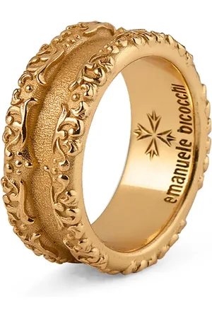 EMANUELE BICOCCHI Arabesque double band ring