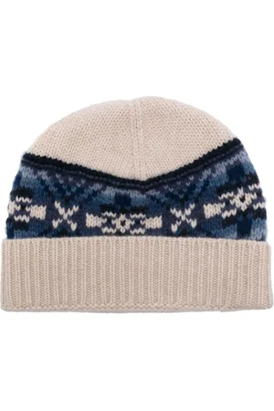 ERIC BOMPARD Fair Isle beanie hat