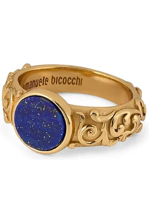 EMANUELE BICOCCHI Arabesque engraved chevalier ring