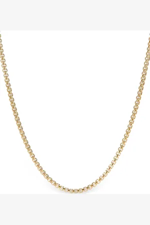 David Yurman 18kt yellow Box Chain necklace (2.7mm)