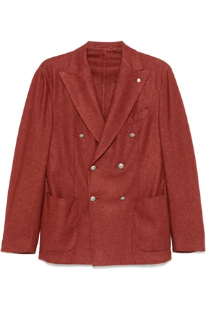 LUIGI BIANCHI MANTOVA Brooch-detail blazer
