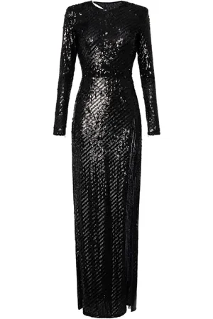 Elisabetta Franchi Sequinned tulle gown