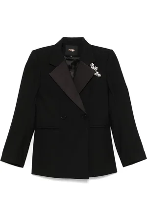 Maje Crystal-embellished blazer