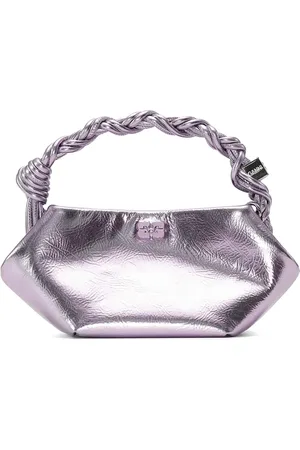 Ganni Bou metallic mini bag
