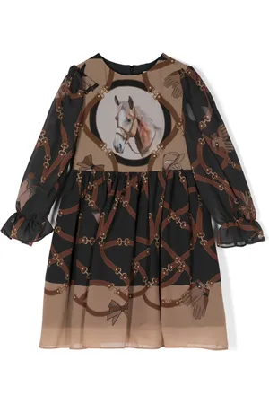 PATACHOU Horse-print dress