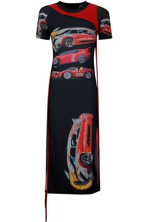 OTTOLINGER X ADSB Anderson Bell car-print maxi dress