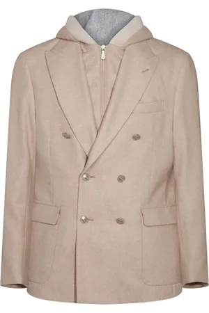 ELEVENTY Zipped double breasted jacket