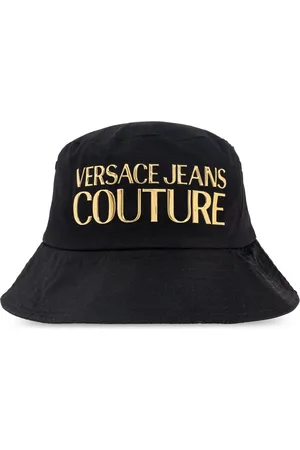 VERSACE Logo-lettering bucket hat