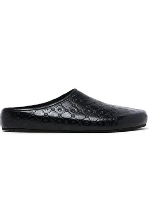 Marine Serre Moon-embossed slippers