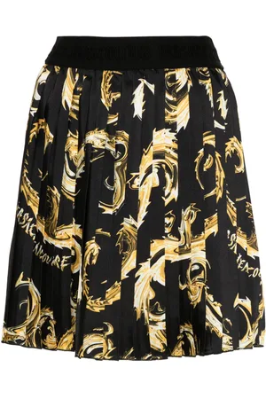 VERSACE Watercolour Couture-print cotton shirt