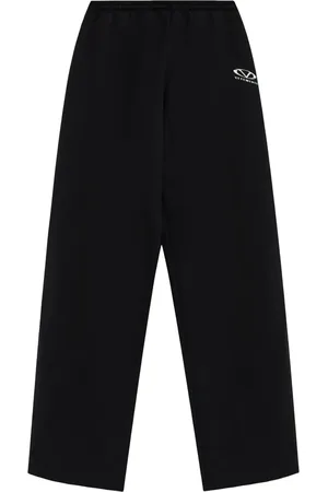 Vetements Logo-print cotton pants
