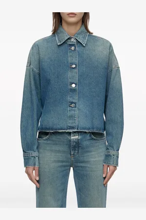 Closed Cropped denim shirt