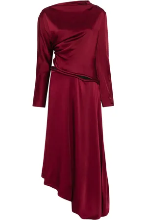 Victoria Beckham Piped-trim midi dress