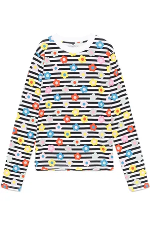 Stella McCartney Floral long-sleeves T-shirt