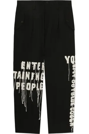 YOHJI YAMAMOTO Embroidered trousers
