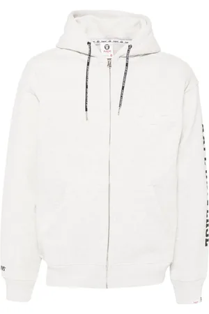 A Bathing Ape Logo hooded jacket