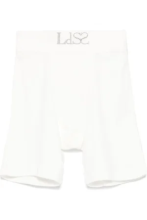 Ludovic De Saint Sernin Studded biker shorts